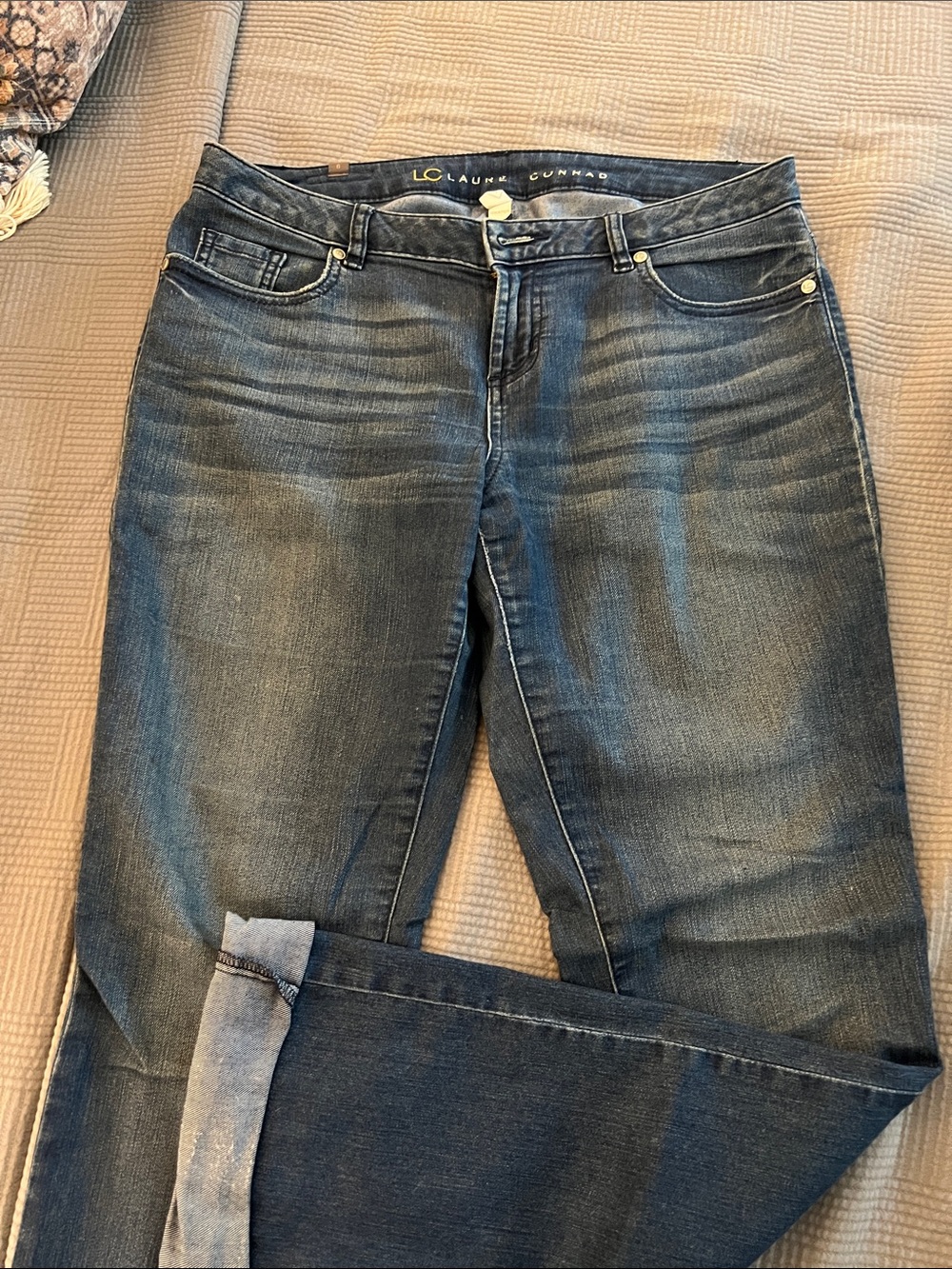 LC Lauren Conrad Dark Blue Skinny Jeans